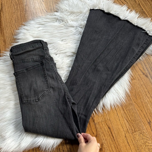 Free People Irreplaceable Flare Jeans – Black – Size 37 - Picture 7 of 10